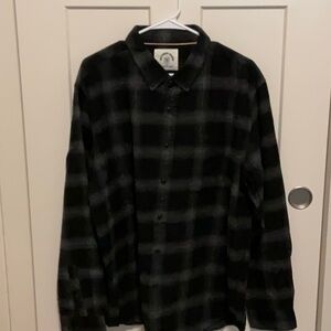 Black and Gray Plaid Flannel